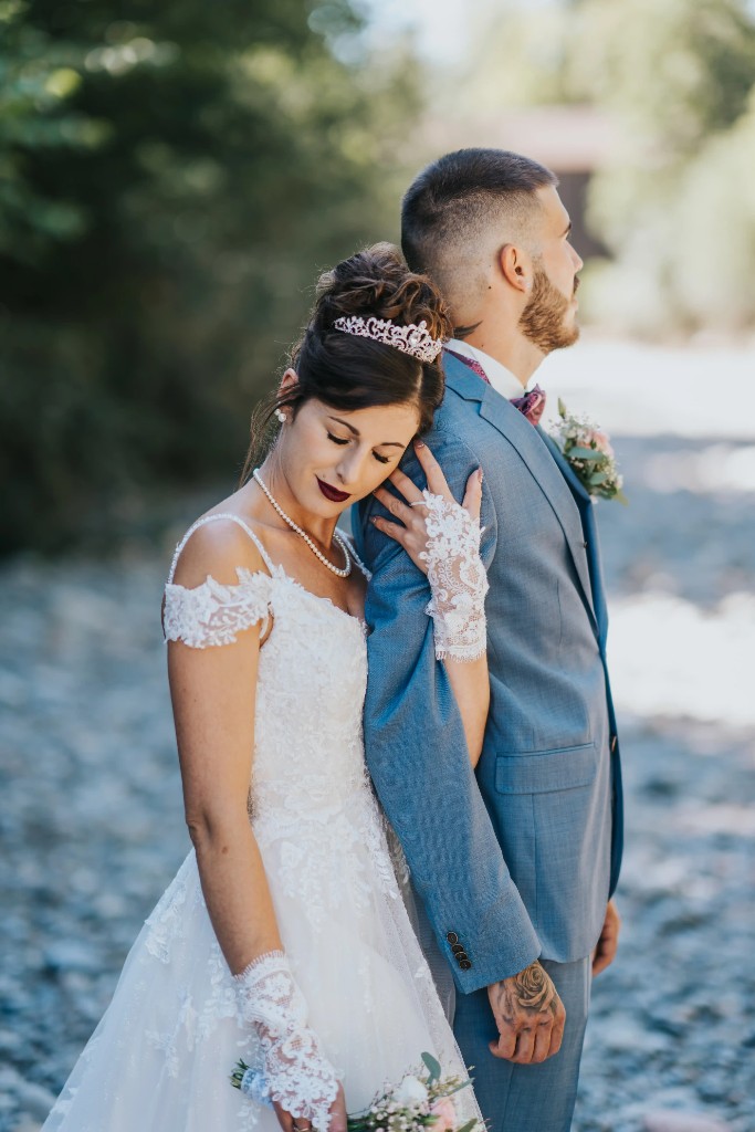 Editorial bride and groom wedding portrait by Switzerland cryptocurrency photographer